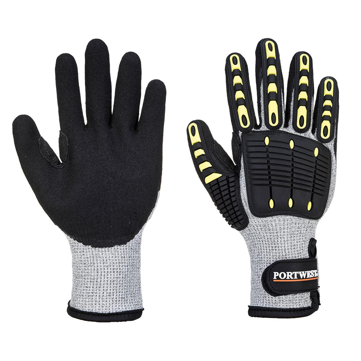 Portwest Handschoenen A729 grijs-zwart(G8)