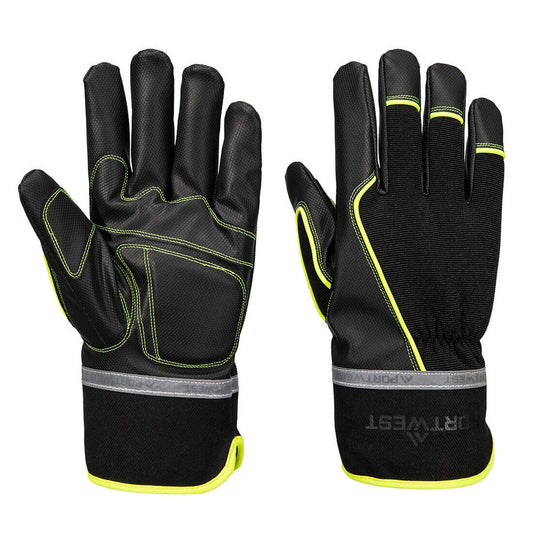 Portwest Handbescherming Mechanische Handschoenen Handschoenen A753 cold 450 PU waterdicht vechanisch kou zwart(K8)