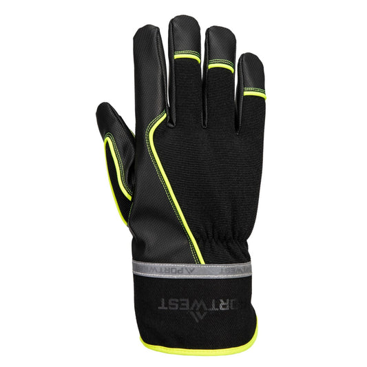 Portwest Handbescherming Mechanische Handschoenen Handschoenen A753 cold 450 PU waterdicht vechanisch kou zwart(K8)