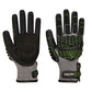 Portwest Handschoenen A755 zwart-groen(K3)