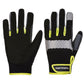 Portwest PW3 Handschoenen A770 zwart-geel(BK)