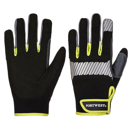 Portwest PW3 Handschoenen A770 zwart-geel(BK)