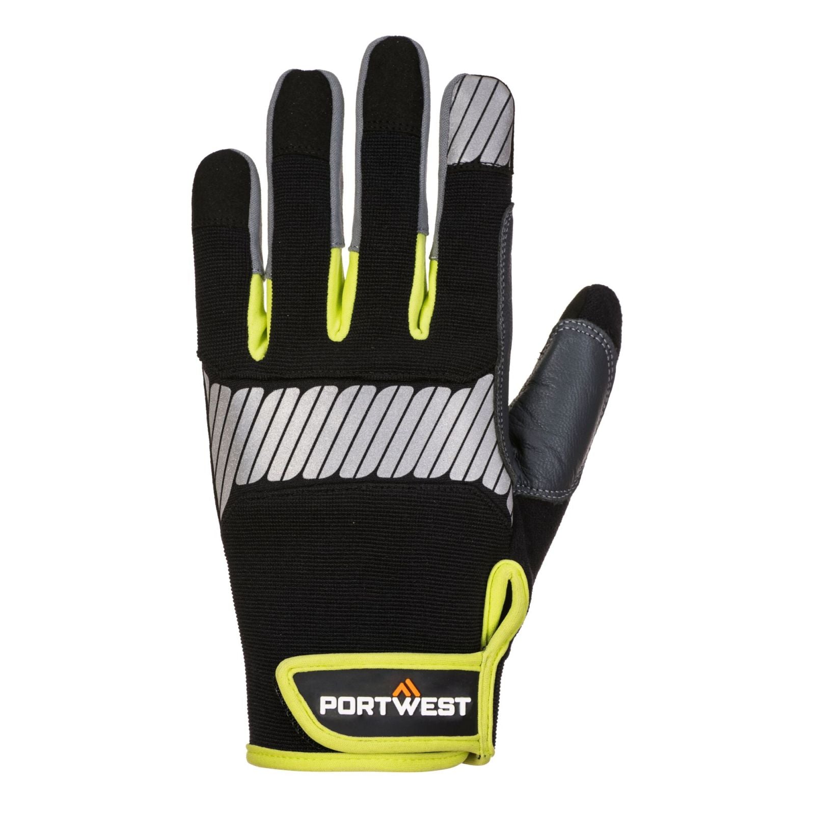 Portwest PW3 Handschoenen A770 zwart-geel(BK)