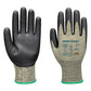 Portwest Handbescherming Vlamboog bestendige handschoenen Handschoenen A784 arc grip 18C viveau 1 groen-zwart(E8)