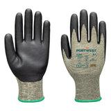 Portwest Handbescherming Vlamboog bestendige handschoenen Handschoenen A784 arc grip 18C viveau 1 groen-zwart(E8)