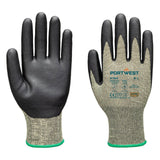 Portwest Handbescherming Vlamboog bestendige handschoenen Handschoenen A784 arc grip 18C viveau 1 groen-zwart(E8)