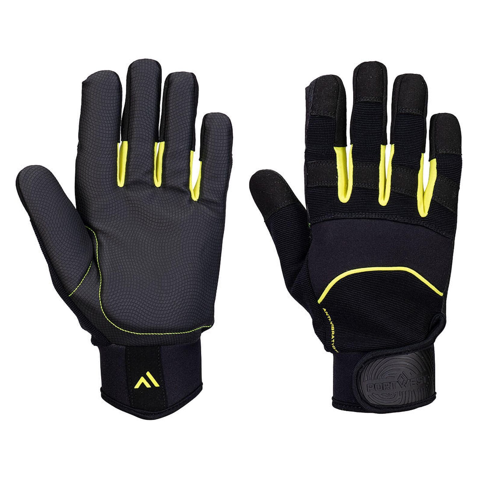Portwest Handschoenen A791 Antivibratie mechanica zwart(K8)