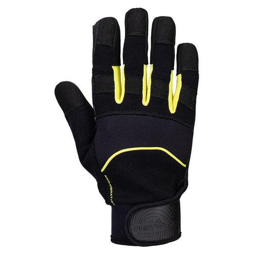 Portwest Handschoenen A791 Antivibratie mechanica zwart(K8)