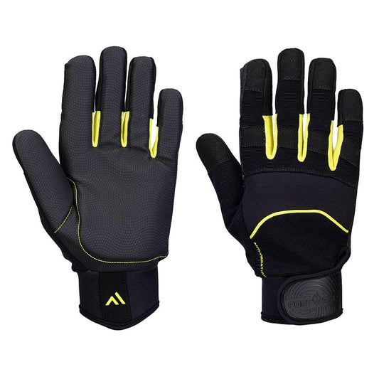 Portwest Handschoenen A791 Antivibratie mechanica zwart(K8)