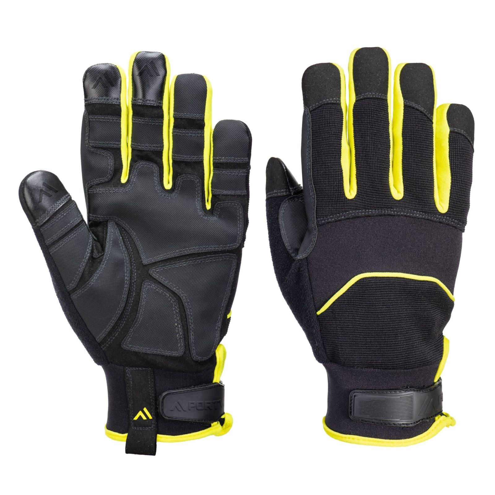 Portwest Specialistische handschoenen Handbescherming Handschoen A792 Naaldbestendig zwart-geel(BK)