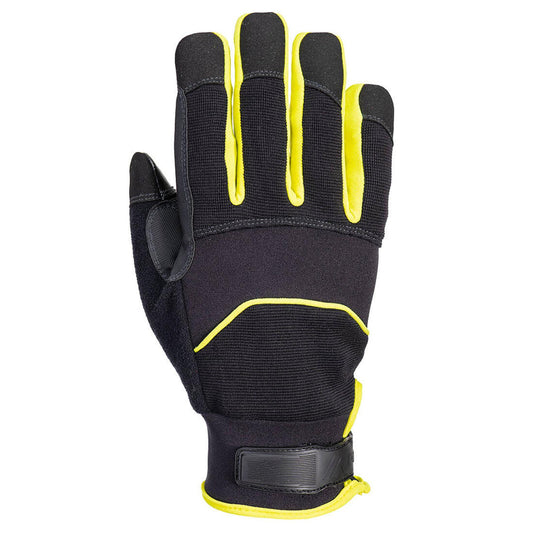Portwest Specialistische handschoenen Handbescherming Handschoen A792 Naaldbestendig zwart-geel(BK)