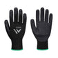 Portwest Handbescherming Specialistische Handschoenen Handschoenen A793 naalden F10 latex gerimpeld zwart(K8)