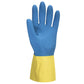 Portwest Handschoenen A801 Chemisch bestendig geel-blauw(Y4)