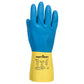 Portwest Handschoenen A801 Chemisch bestendig geel-blauw(Y4)
