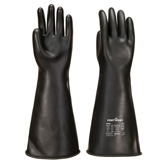 Portwest Handschoenen A802 Chemisch bestendig black(BK)