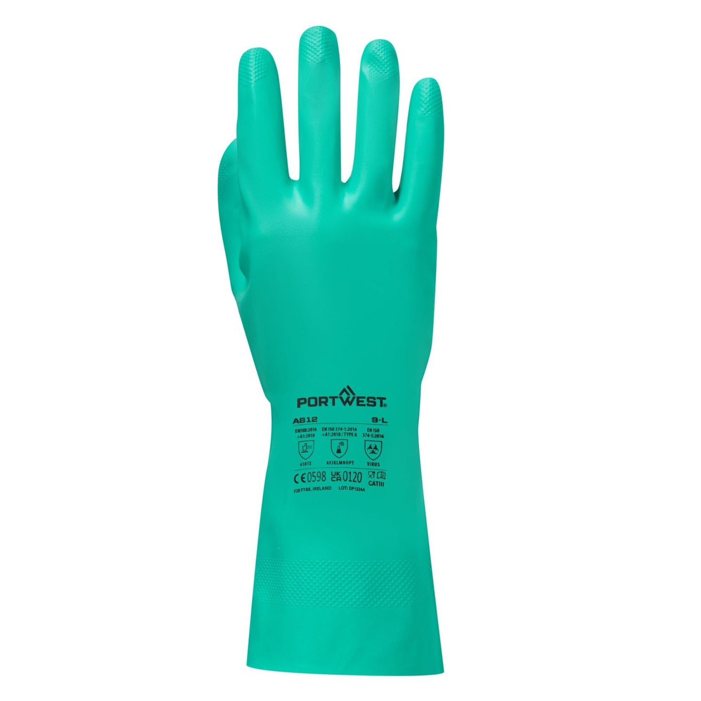 Portwest Handschoenen A812 Chemisch bestendig groen(GN)