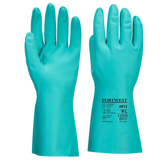Portwest Handschoenen A812 Chemisch bestendig groen(GN)