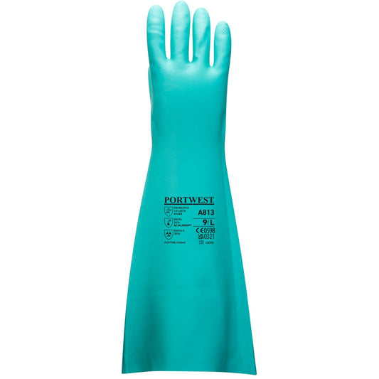 Portwest Handschoenen A813 Chemisch bestendig groen(GN)