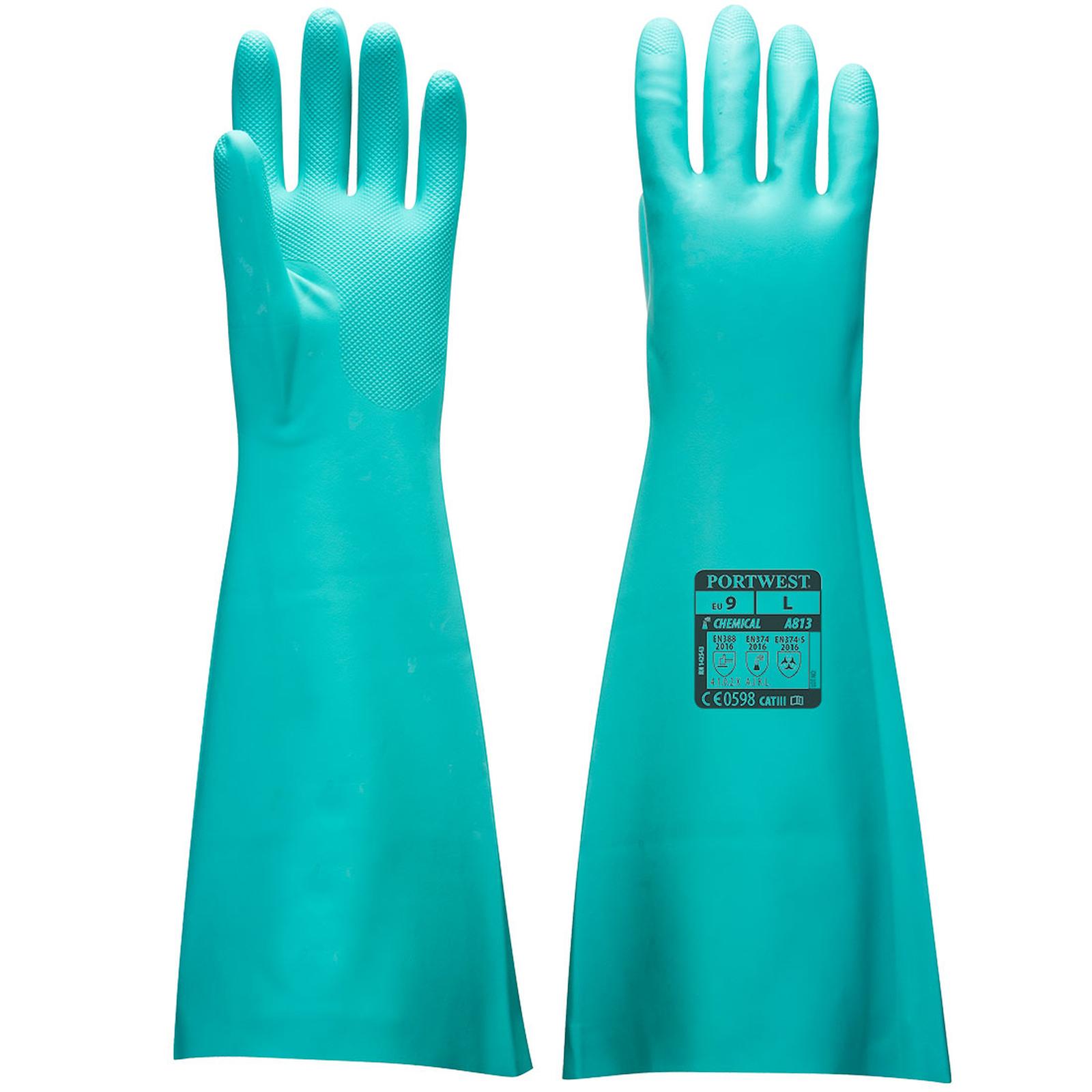 Portwest Handschoenen A813 Chemisch bestendig groen(GN)