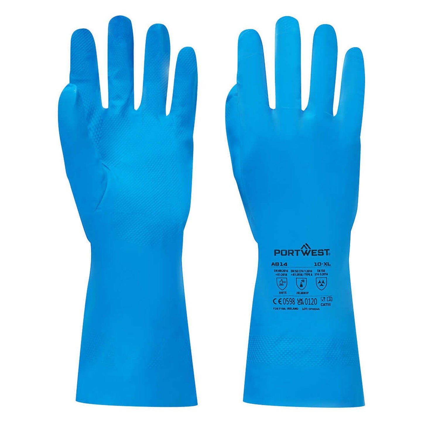Portwest Handschoenen A814 Voedselindustrie blauw(BL)