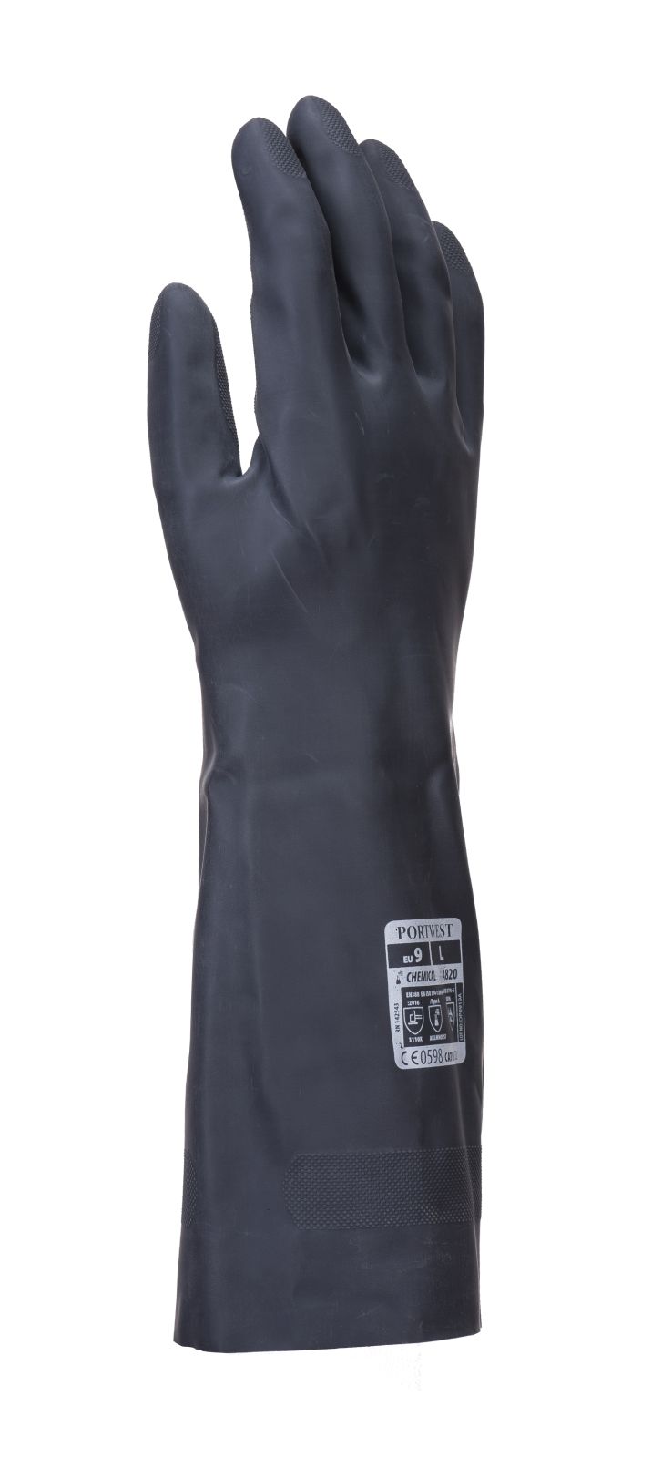Portwest Handschoenen A820 Chemisch bestendig black(BK)