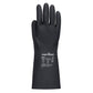 Portwest Chemisch Bestendige Handbescherming Handschoenen A824 Chem 350 Butyl zwart(BK)