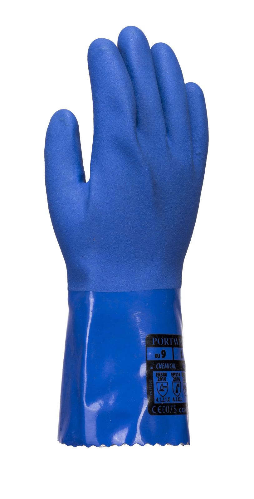 Portwest Handschoenen A881 Chemisch bestendig blauw(BL)
