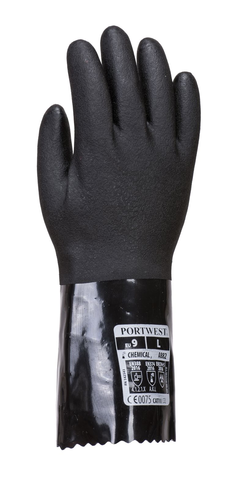 Portwest Handschoenen A882 ESD- antistatisch black(BK)