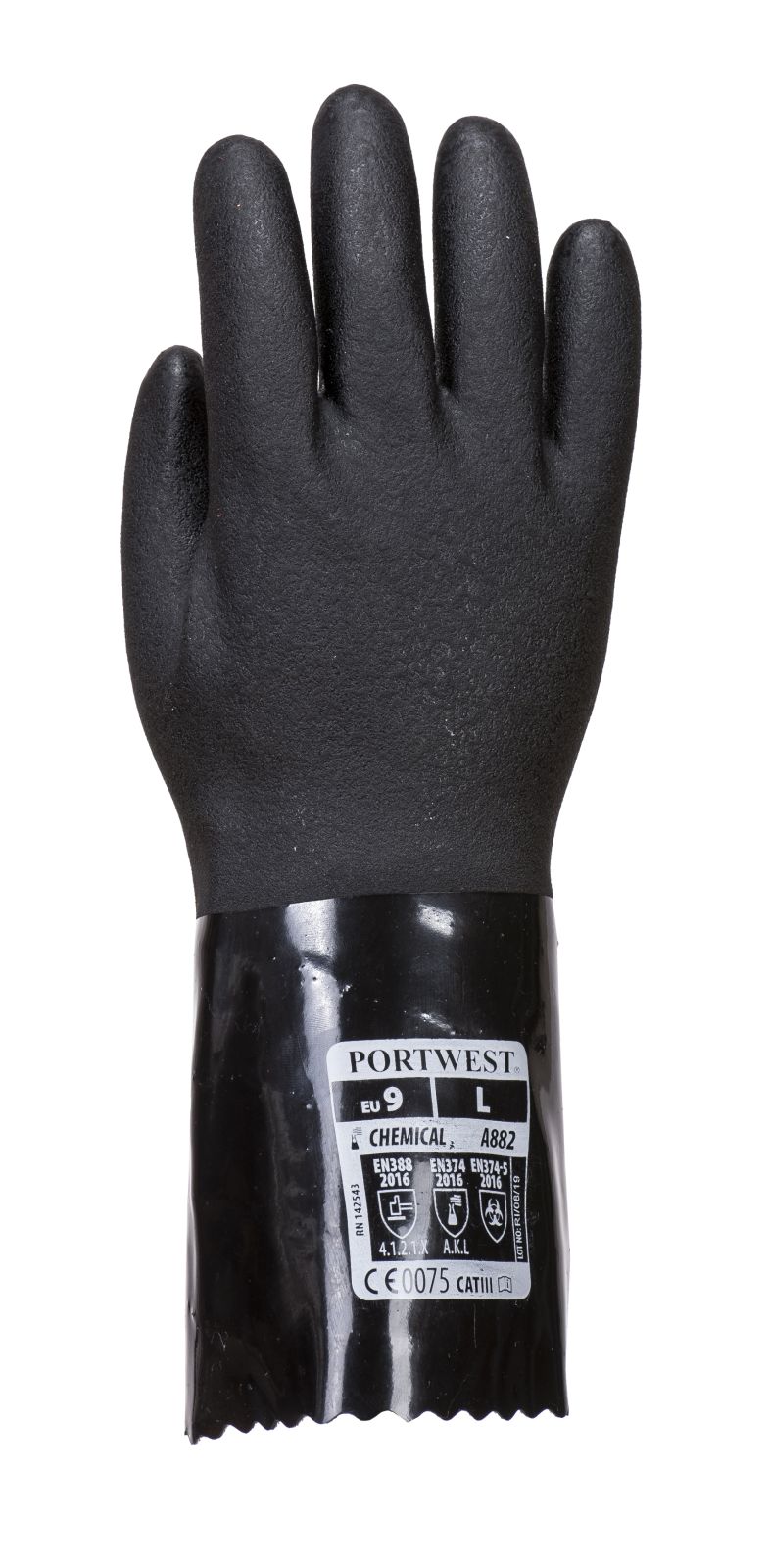 Portwest Handschoenen A882 ESD- antistatisch black(BK)