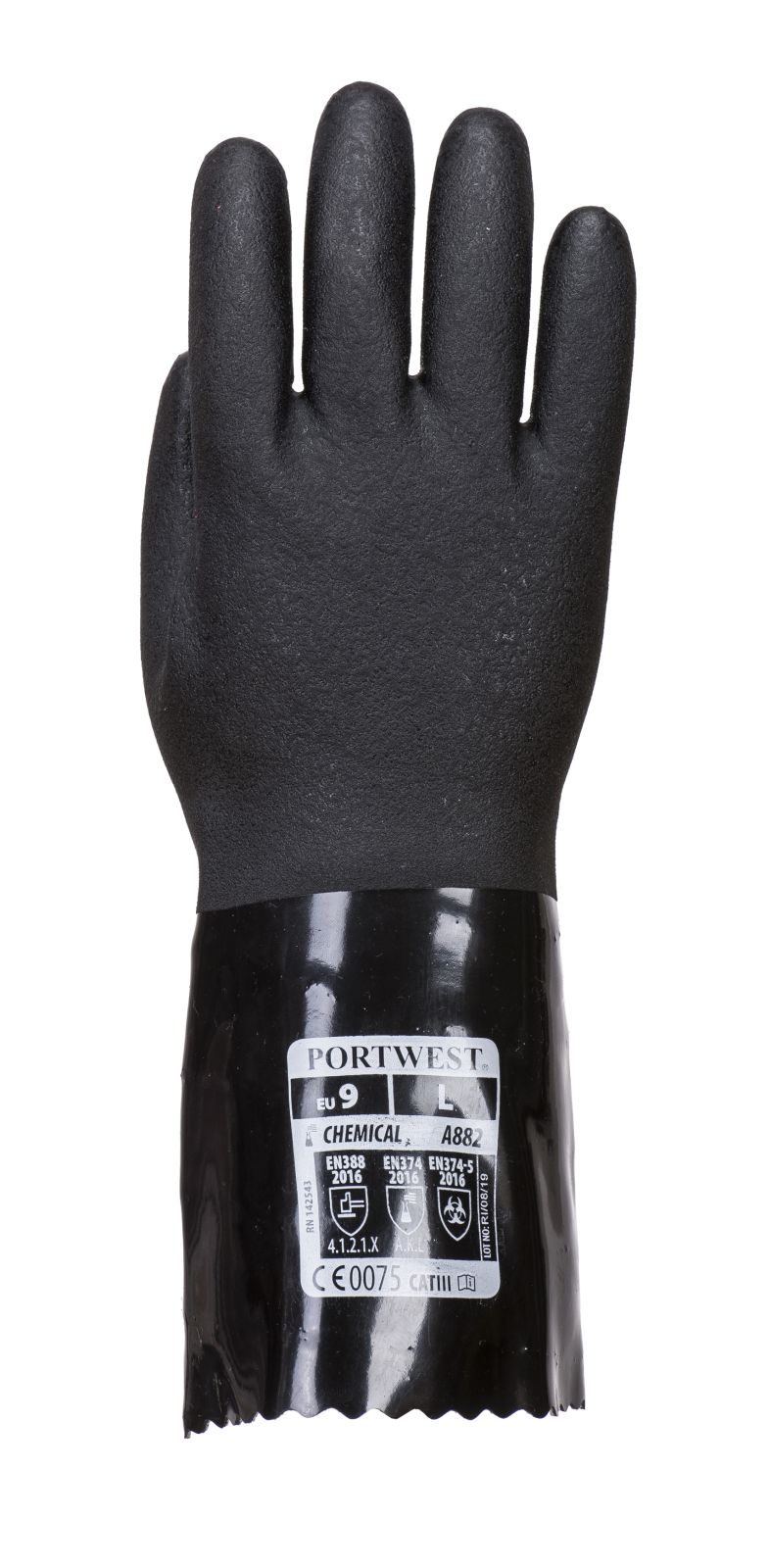Portwest Handschoenen A882 ESD- antistatisch black(BK)