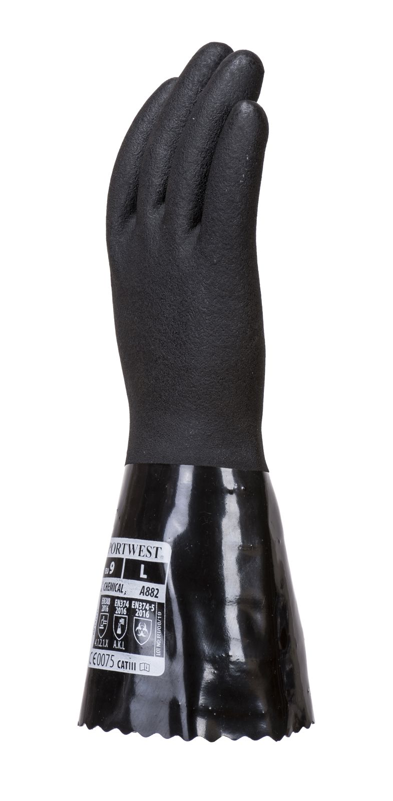 Portwest Handschoenen A882 ESD- antistatisch black(BK)