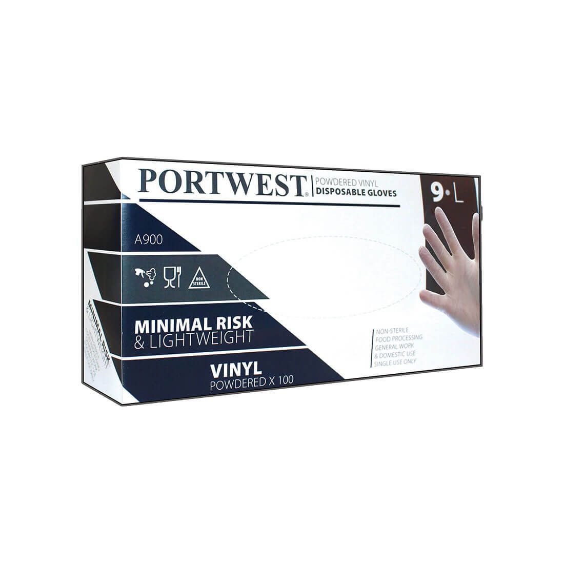 Portwest Handschoenen A900 100 paar blank(CL)