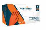 Portwest Handschoenen A930 100 paar oranje(OR)