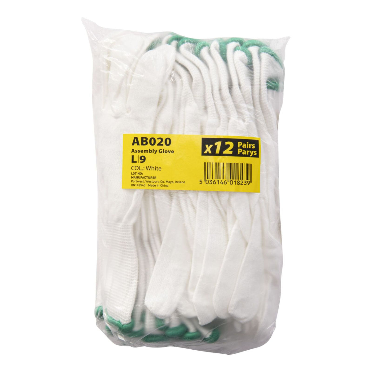 Portwest Handschoen AB020 montage - 360 paar wit(WH)