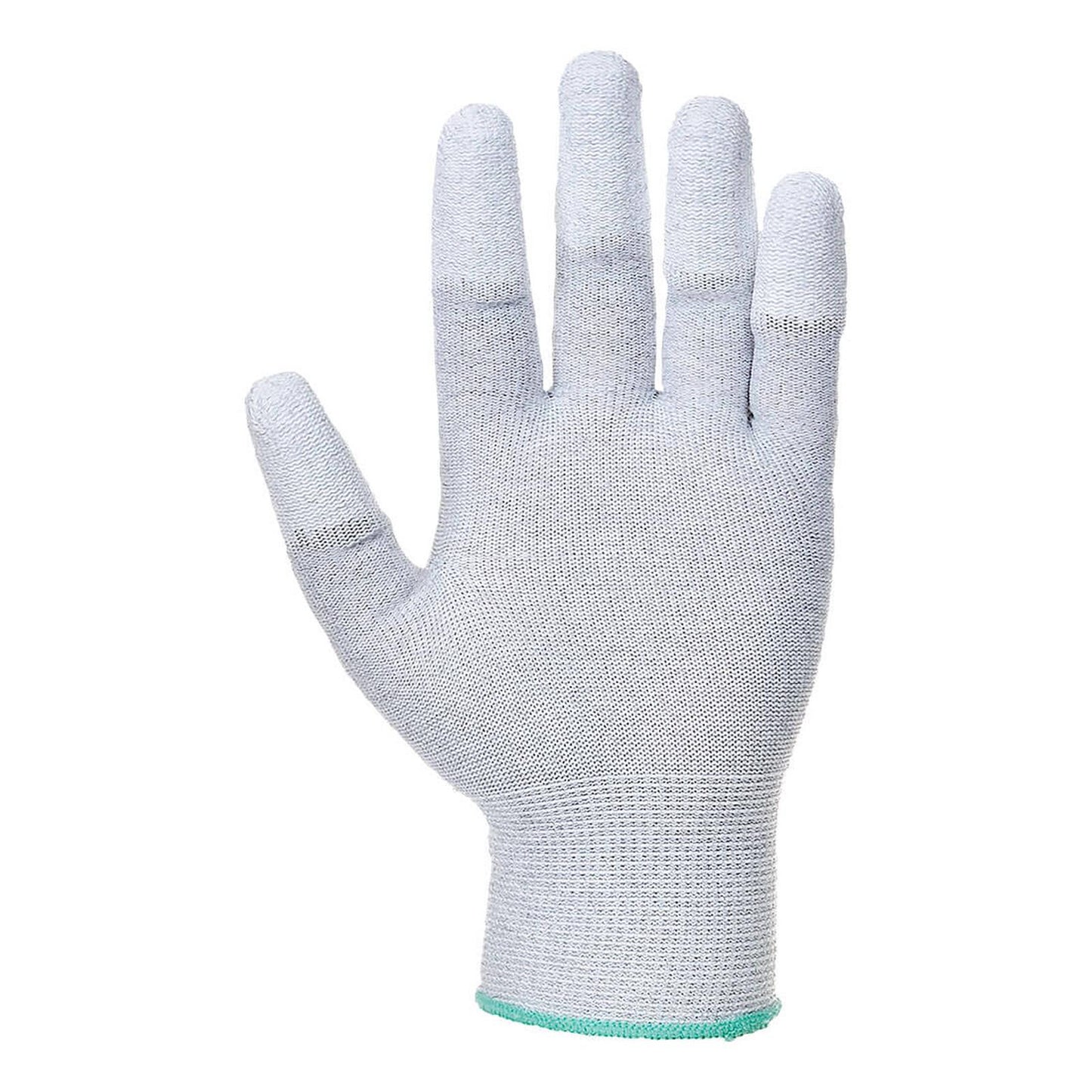 Portwest ESD Handbescherming Handschoenen AB198 ESD 13 PU Fingertip Essential Multipack (Pk12) grijs(GR)