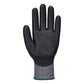 Portwest Snijbestendig Handbescherming Handschoenen AB664 Snijklasse F13 PU Handschoen Multipack (Pk12) grijs-zwart(G8)