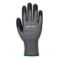 Portwest Snijbestendig Handbescherming Handschoenen AB664 Snijklasse F13 PU Multipack (Pk12) grijs-zwart(G8)