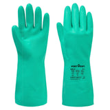 Portwest handschoen AB810 chemisch B 16 nitril groen(GN)