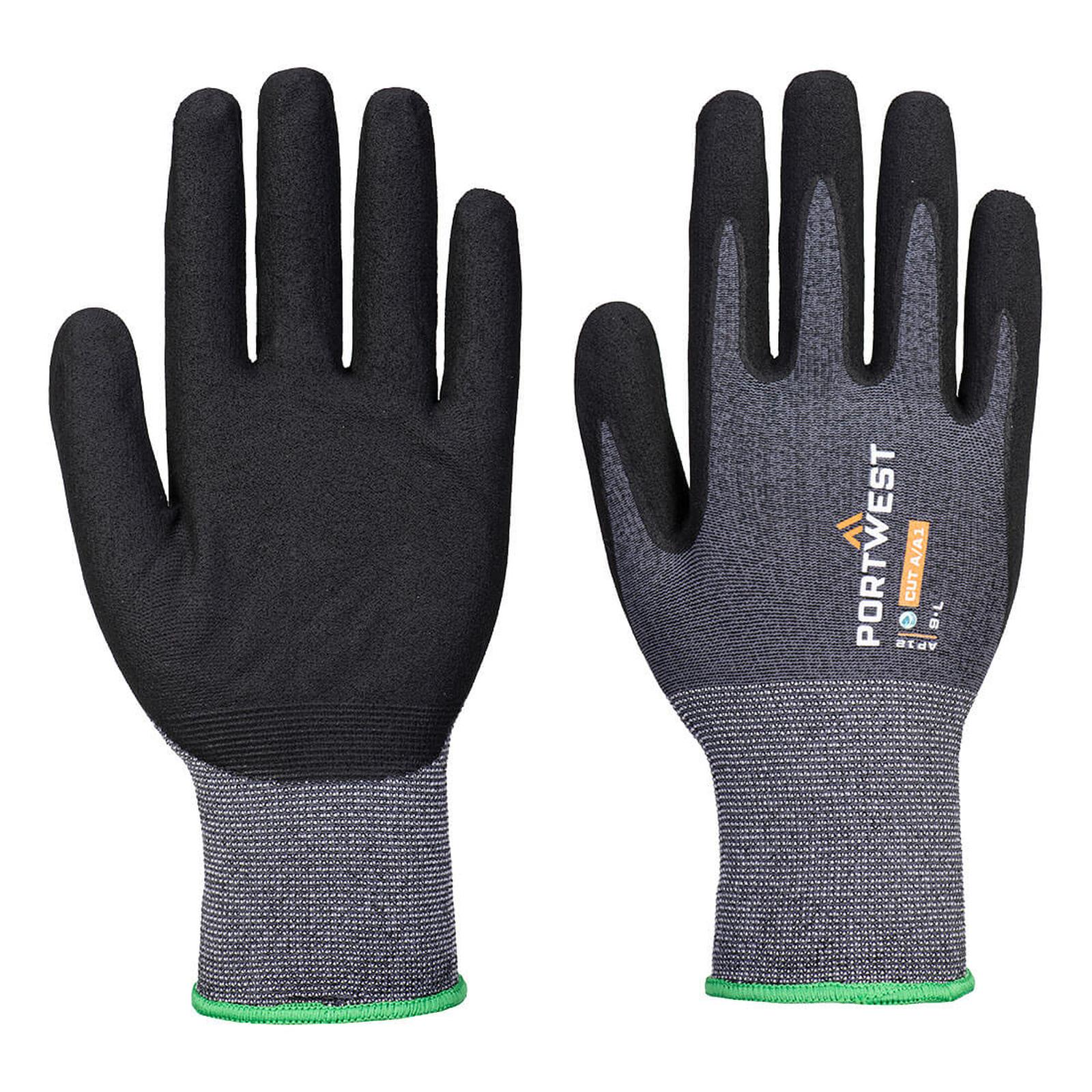 Portwest Handschoenen AP12 12pk grijs-zwart(G8)