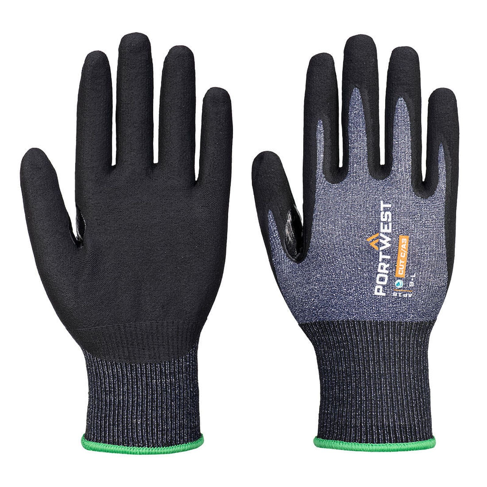 Portwest Handschoenen AP18 blauw-zwart(B8)