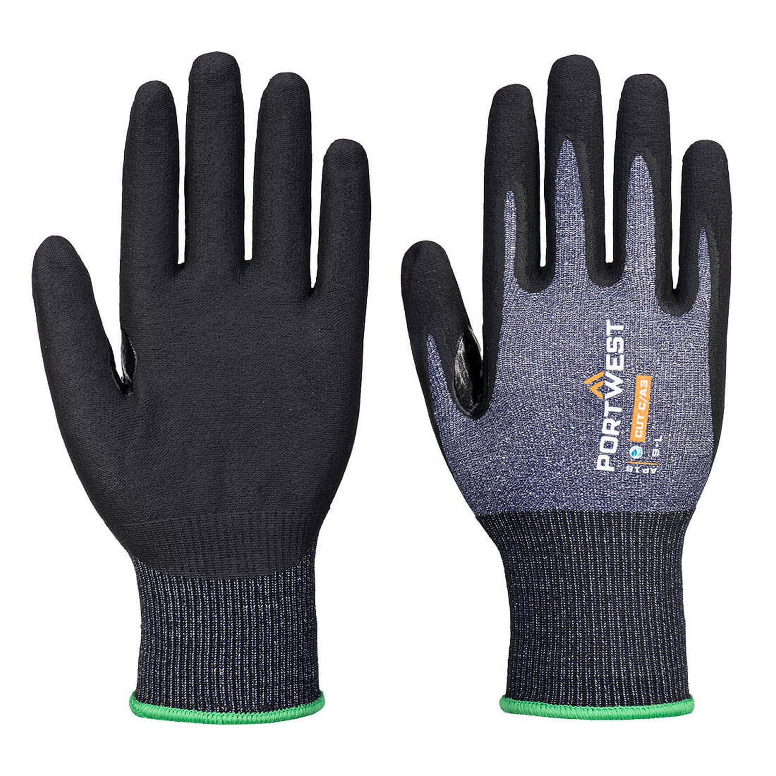 Portwest Handschoenen AP18 12pk blauw-zwart(B8)