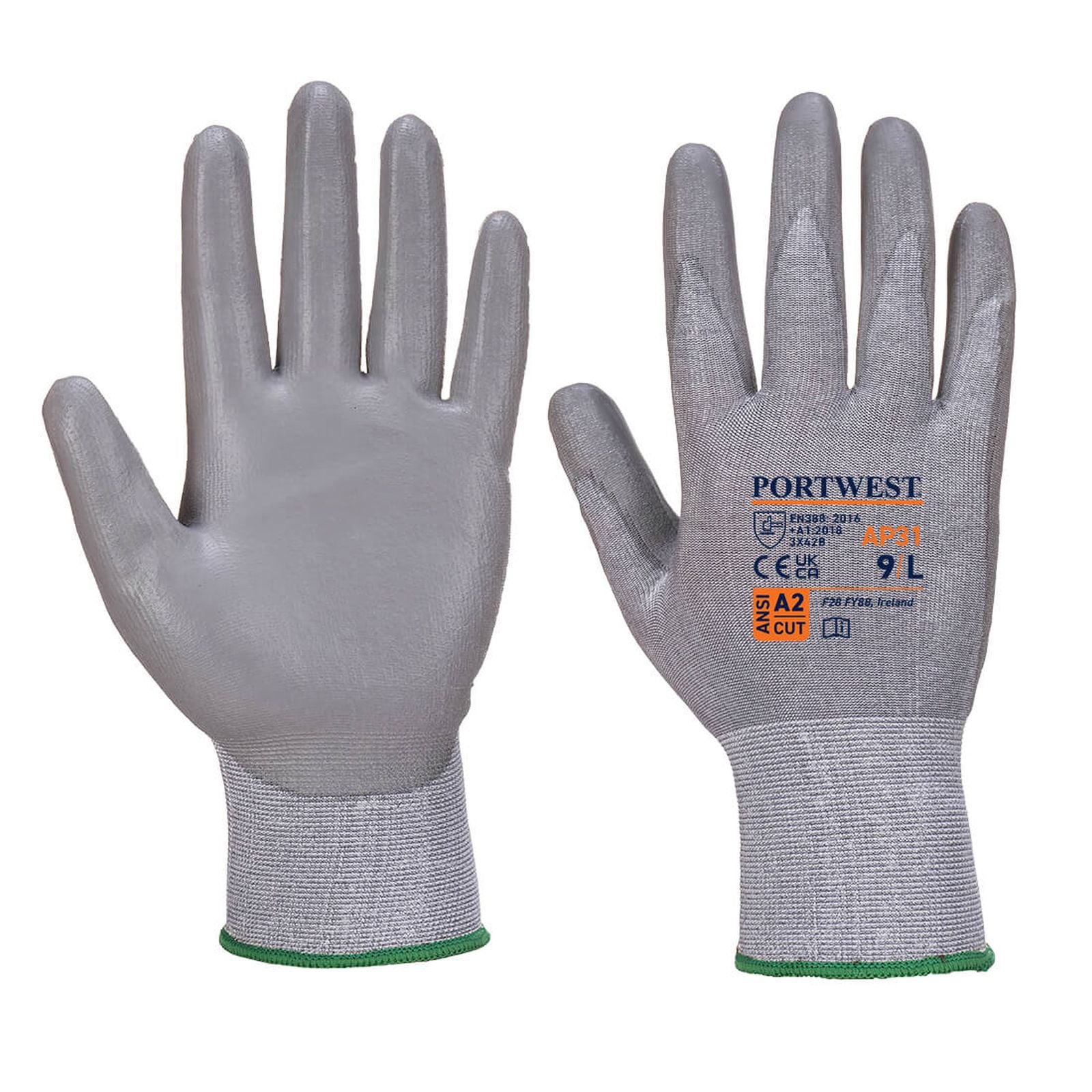 Portwest Handschoenen AP31 zwart-grijs(K7)