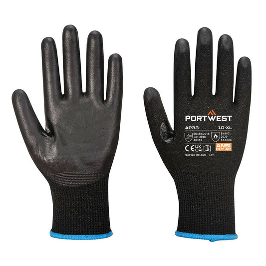 Portwest Handschoenen AP33 zwart(K8)