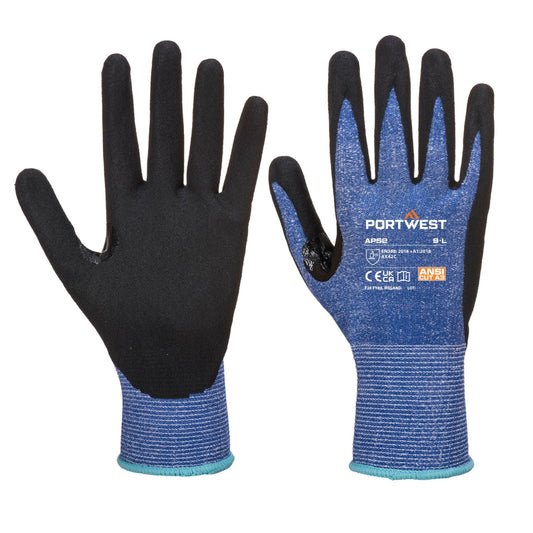 Portwest Handschoenen AP52 blauw-zwart(B8)
