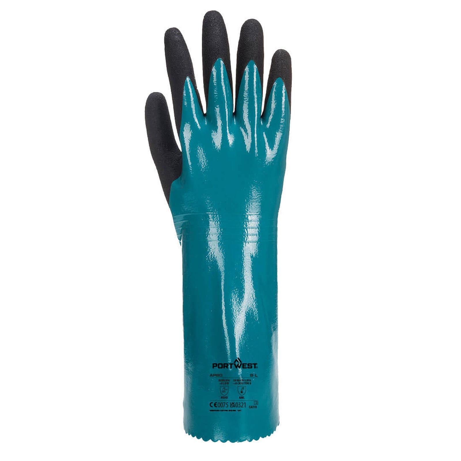 Portwest Handschoenen AP60 blauw-zwart(B8)