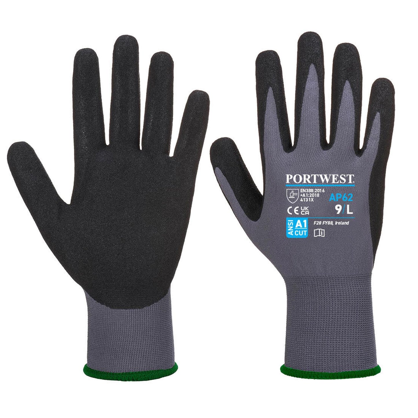 Portwest Handschoenen AP62 grijs-zwart(G8)