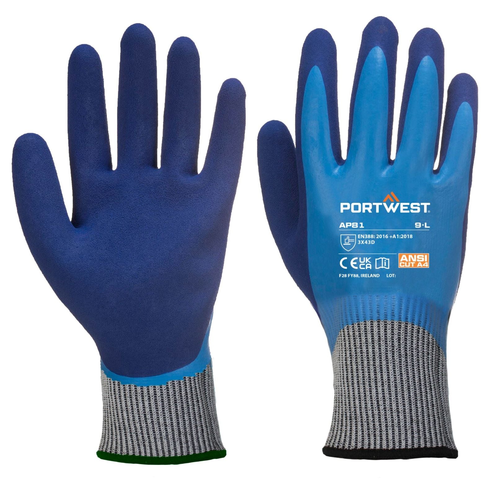 Portwest Handschoenen AP81 blauw(B4)