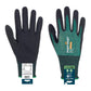 Portwest Snijbestendig Handbescherming Handschoenen APR15 SG snijbestendig B18 Nitril (Retail) groen-zwart(E8)