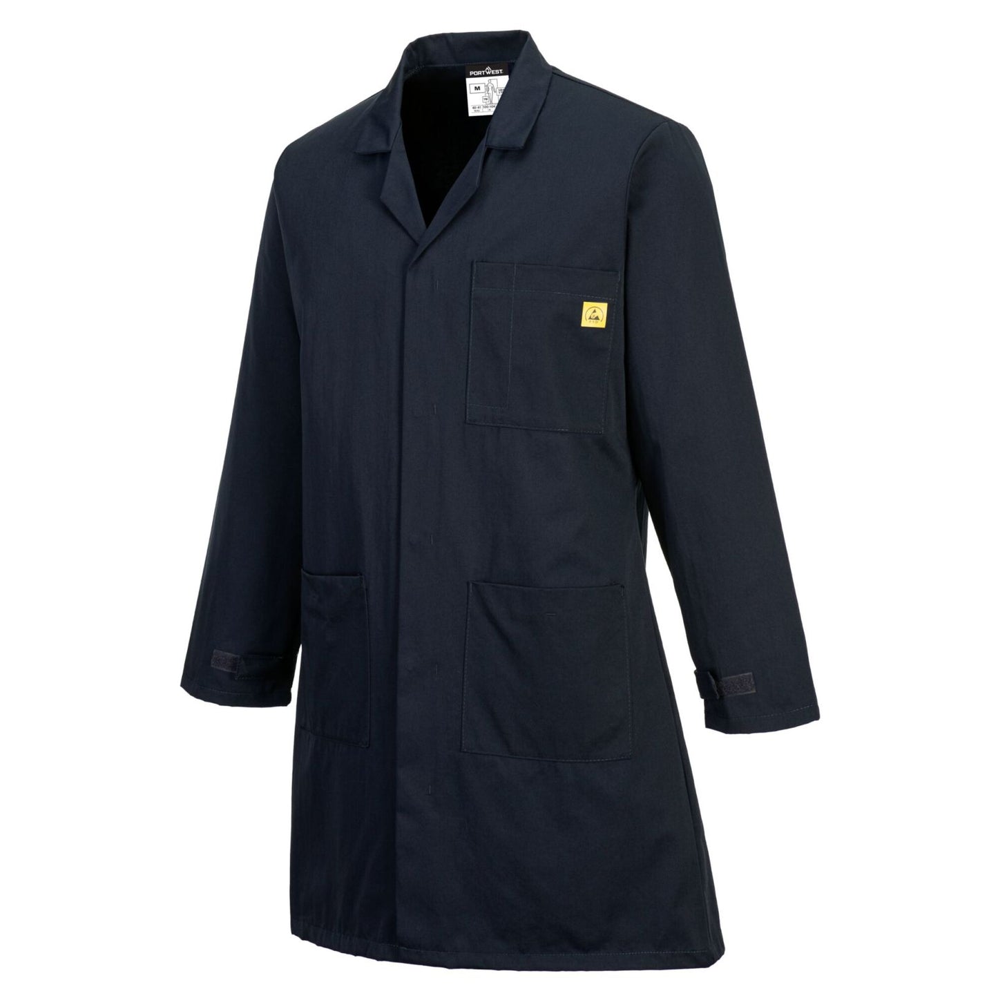 Portwest Werkkleding ESD-beschermende kleding Jassen AS10 antistatisch ESD donker marineblauw(NV)