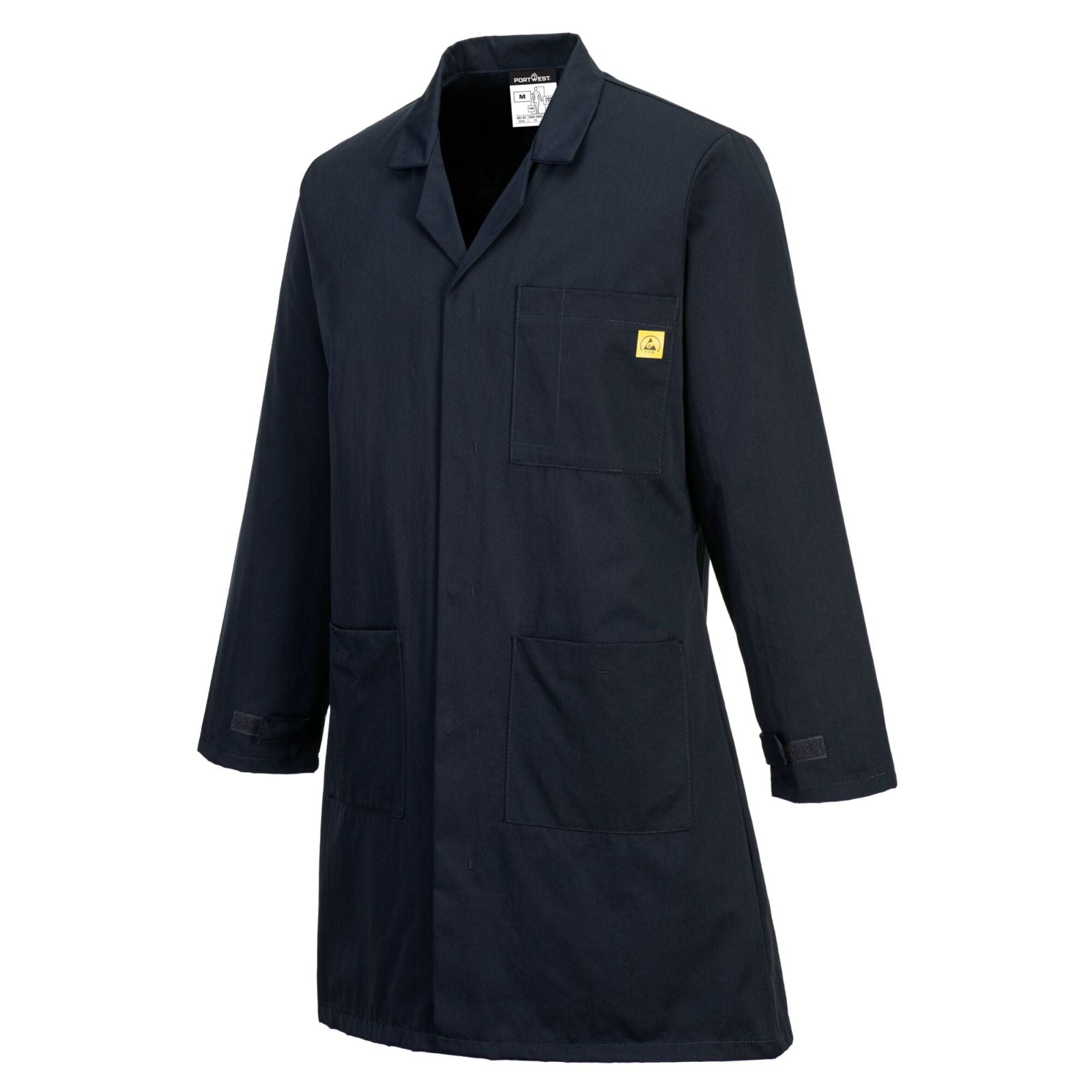Portwest Werkkleding ESD-beschermende kleding Jassen AS10 antistatisch ESD donker marineblauw(NV)